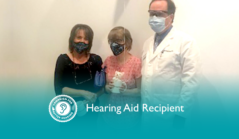 Carissa Bell receives the gift of hearing through the Campaign for Better Hearing's Give Back Program