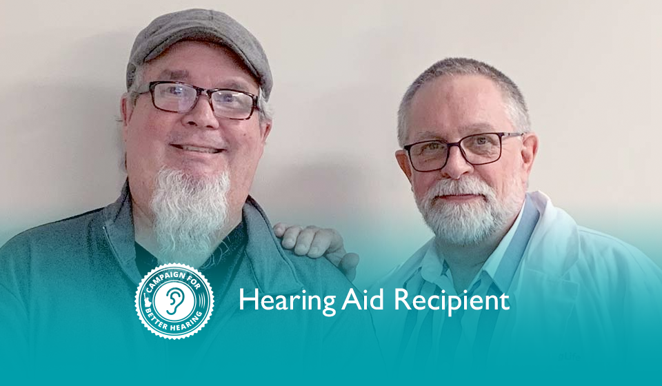Jack Spurgeon receives the gift of hearing through the Campaign for Better Hearing's Give Back Program