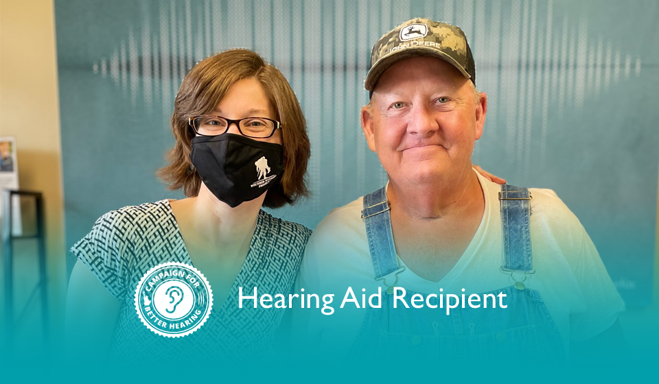 Johnny Johnson receives the gift of hearing through the Campaign for Better Hearing's Give Back Program