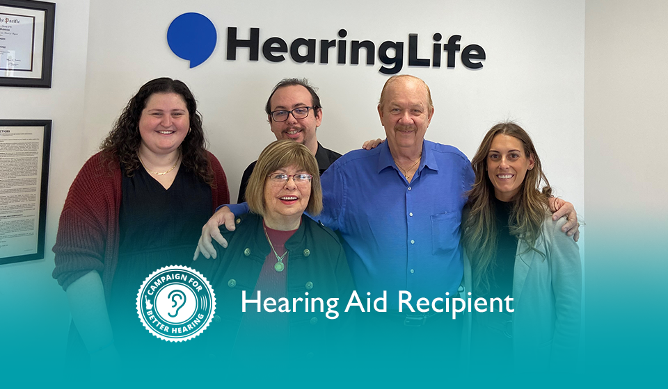 Kenneth Eastman receives the gift of hearing through the Campaign for Better Hearing's Give Back Program.