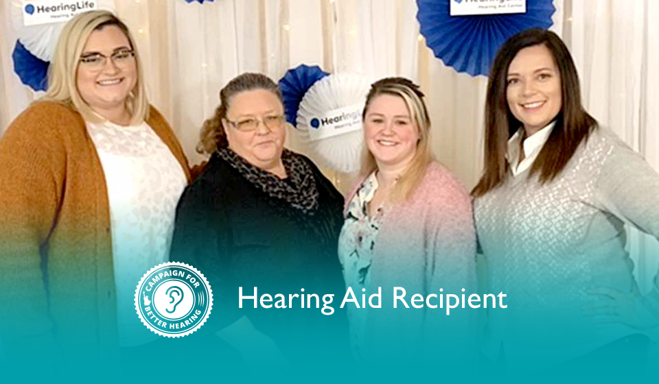 Kristina Kershaw receives the gift of hearing through the Campaign for Better Hearing's Give Back Program