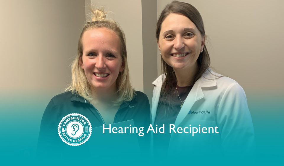 Taylor Sourwine receives the gift of hearing through the Campaign for Better Hearing's Give Back Program