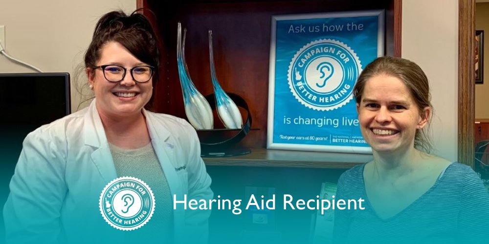 Bonnie Bailey receives the gift of hearing through the Campaign for Better Hearing's Give Back Program