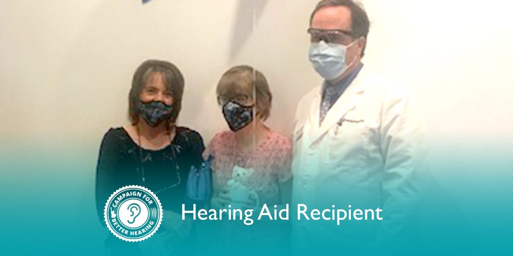 Carissa Bell receives the gift of hearing through the Campaign for Better Hearing's Give Back Program