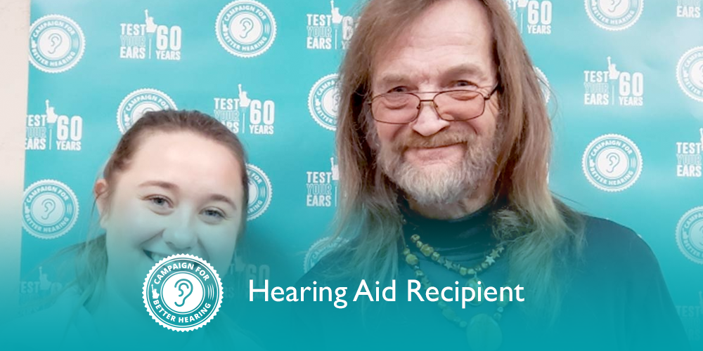 David Burrowbridge receives the gift of hearing through the Campaign for Better Hearing's Give Back Program