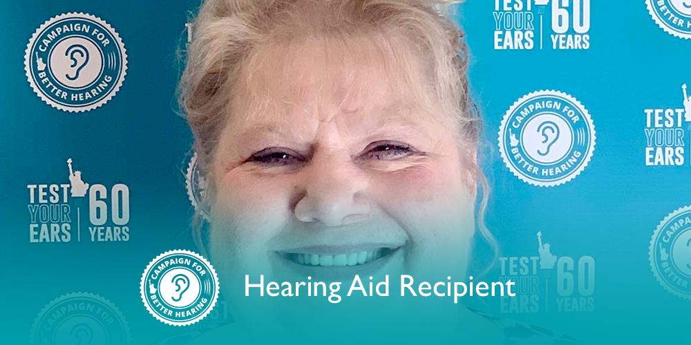 Debbie McCloud receives the gift of hearing through the Campaign for Better Hearing's Give Back Program