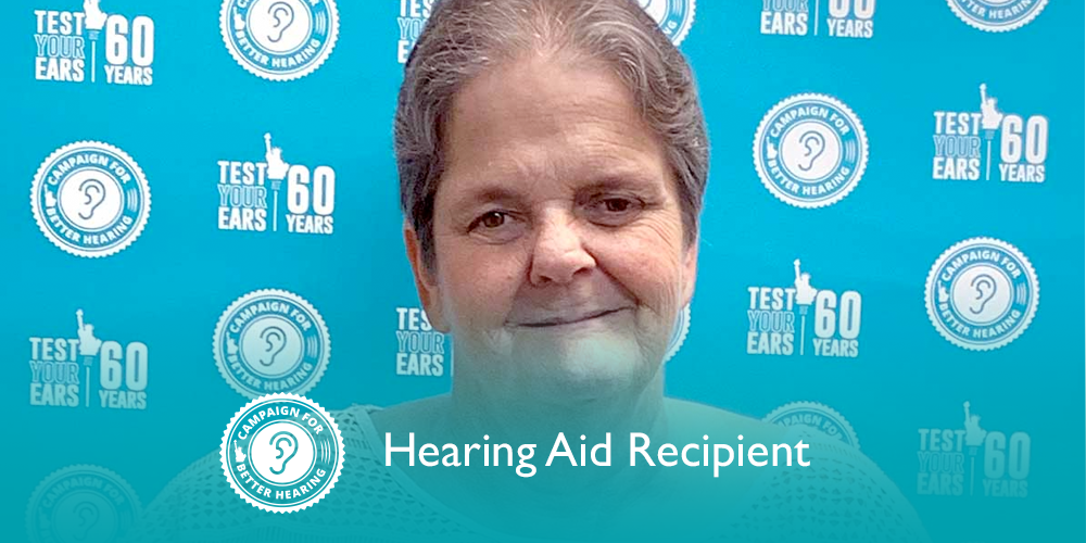 Fae Frost receives the gift of hearing through the Campaign for Better Hearing's Give Back Program