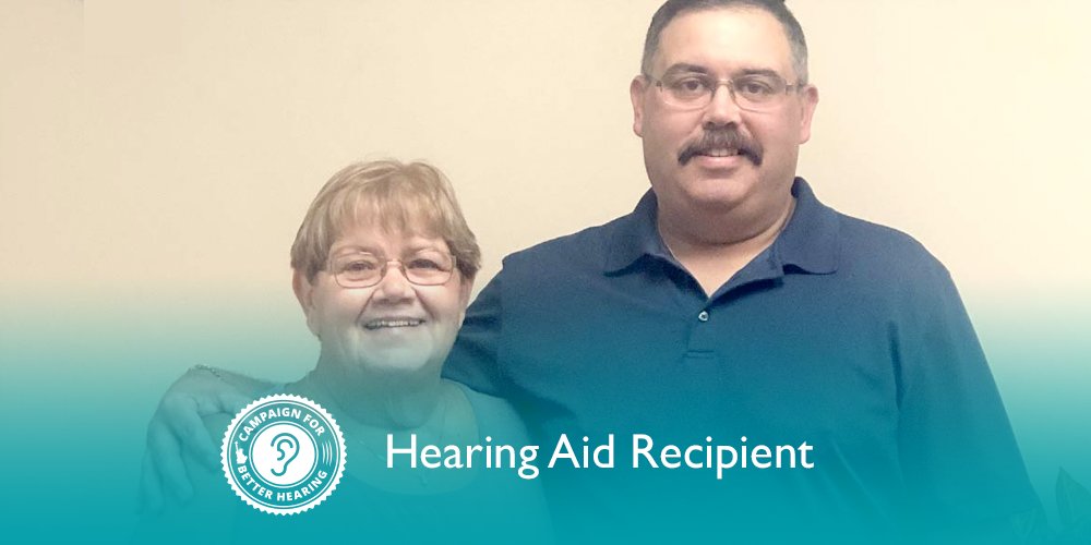 Gary Brown receives the gift of hearing through the Campaign for Better Hearing's Give Back Program.