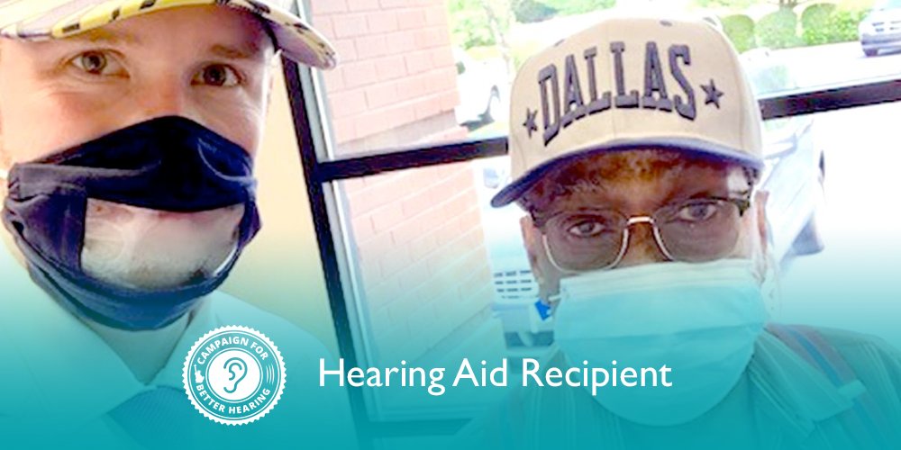 George Muldrow receives the gift of hearing through the Campaign for Better Hearing's Give Back Program