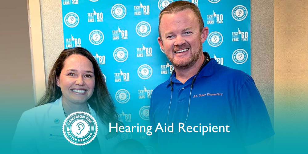 Gerald Craft receives the gift of hearing through the Campaign for Better Hearing's Give Back Program