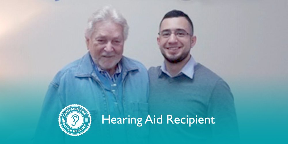 Jimmy Wells receives the gift of hearing through the Campaign for Better Hearing's Give Back Program