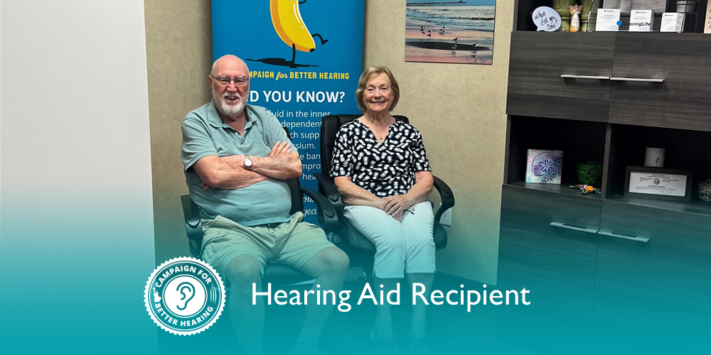 John Gibb receives the gift of hearing through the Campaign for Better Hearing's Give Back Program