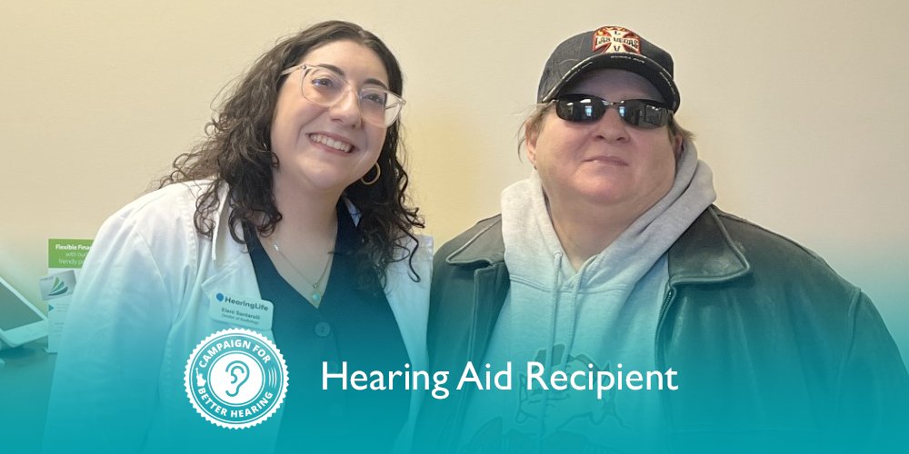 Kim Lakso receives the gift of hearing through the Campaign for Better Hearing's Give Back Program