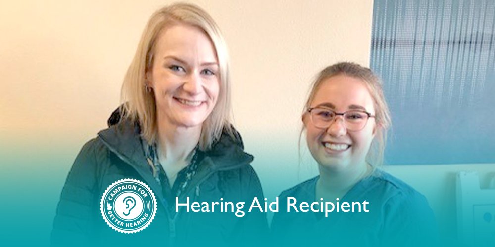 Kristin Kugel receives the gift of hearing through the Campaign for Better Hearing's Give Back Program