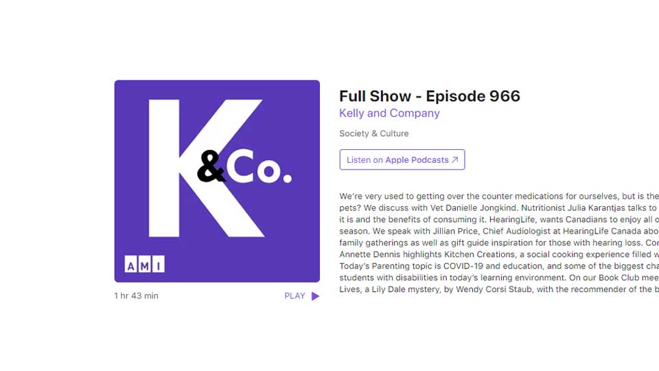 Logo for Kelly and Company - Interview with Chief Audiologist Jillian Price