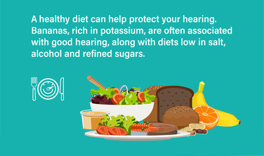 Image show illustration about Treat yourself to foods which can enhance your hearing