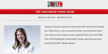Interview with Chief Audiologist Jillian Price - Health is Wealth