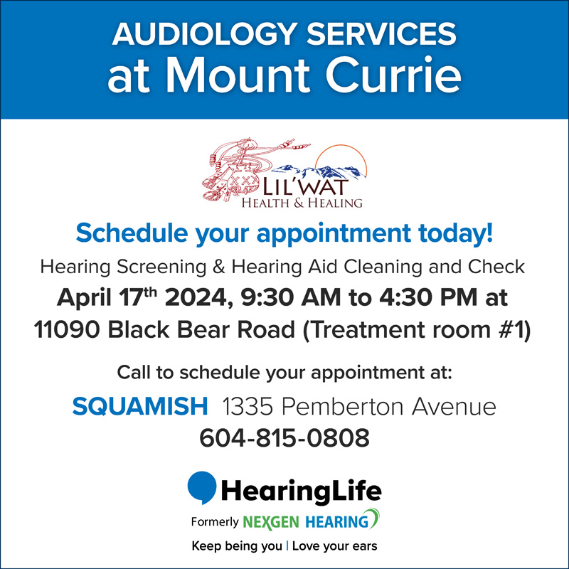 HearingLife Squamish Clinic Event April 17