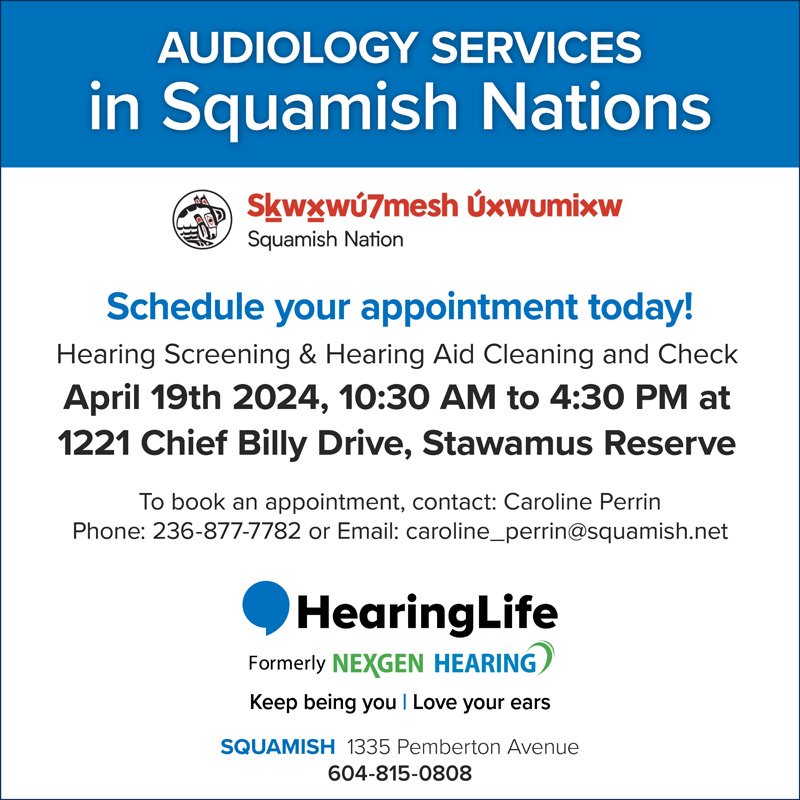 HearingLife Squamish Clinic Event April 19