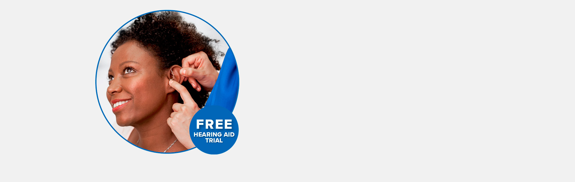 Image show Free hearing aid trial banner