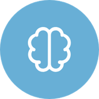 Image show icon of a brain