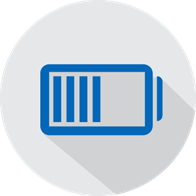 Image show battery icon