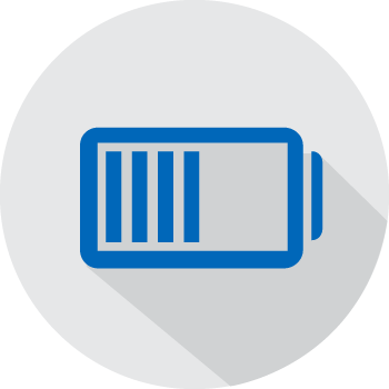 Image show battery icon