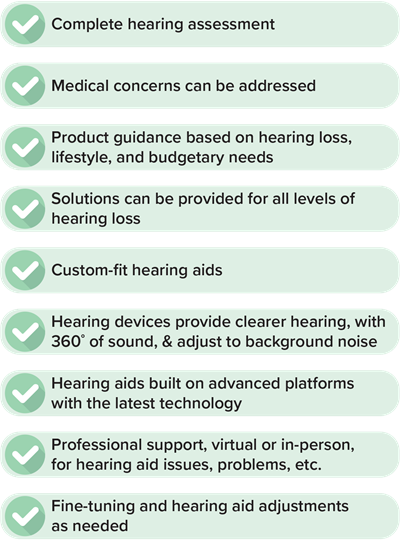 根据听力损失和生活方式需求进行产品选择，可为各种程度的听力损失提供解决方案。听力设备提供更清晰的听力，360°声音，并可根据背景噪音进行调整。助听器建立在先进的平台上，采用最新技术。世界杯欧洲杯小组赛根据需要提供微调和助听器调整