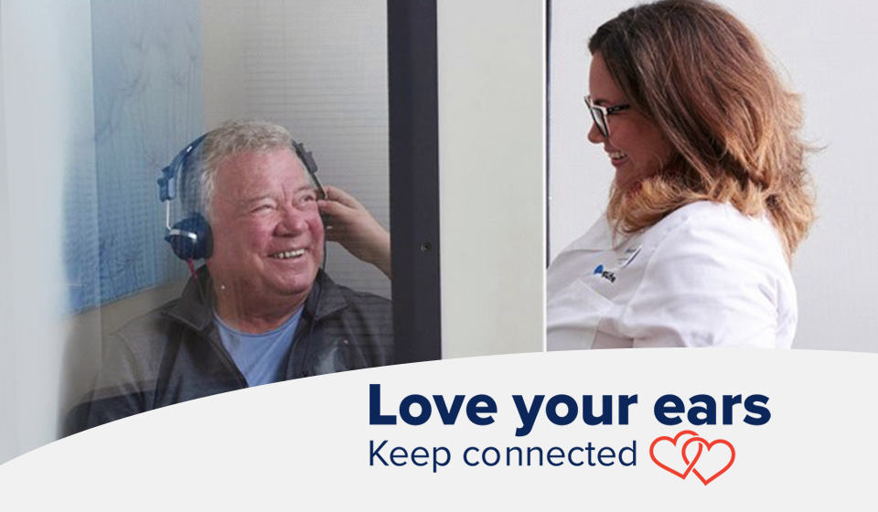 William Shatner and HearingLife Audiologist Dr. Stephani Rose | Love your ears, Keep Connected