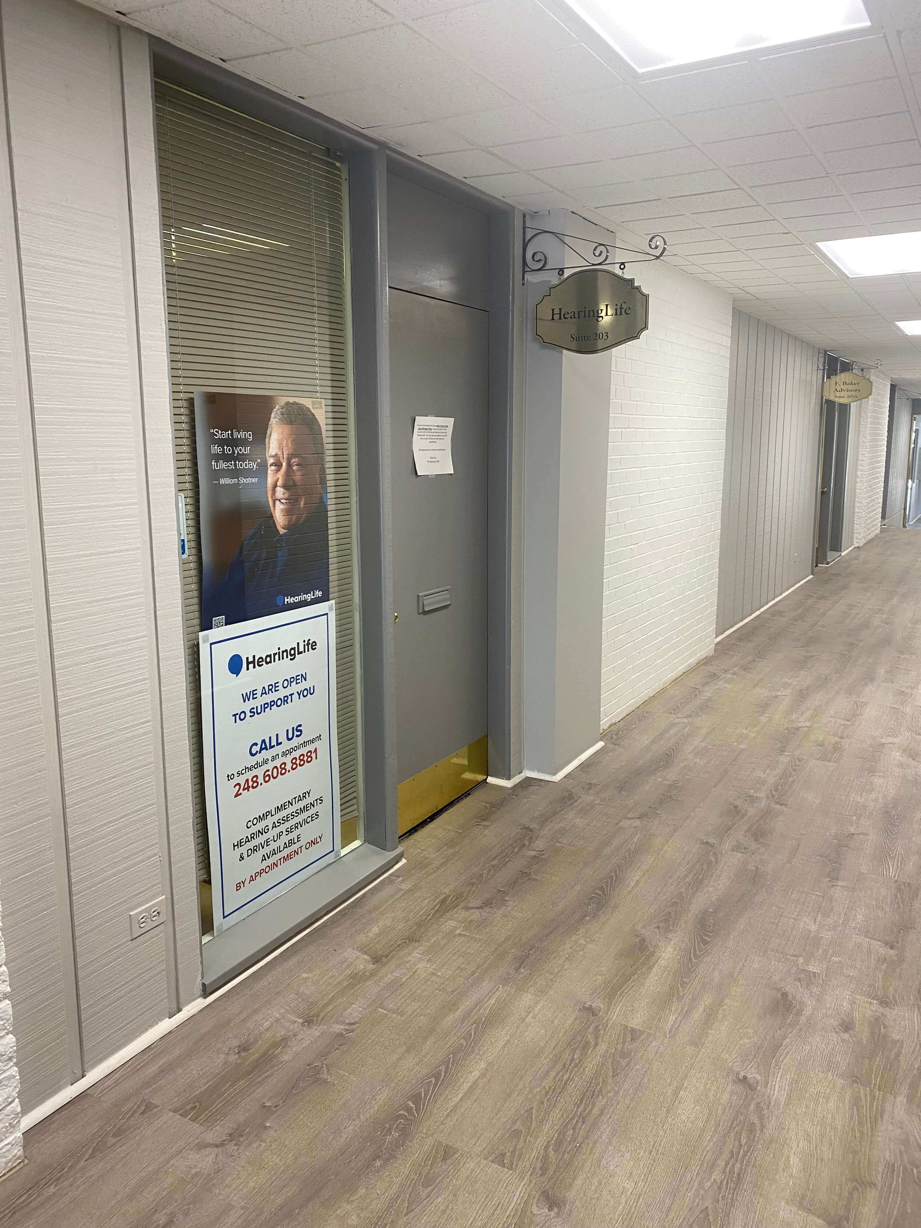 Doorway - Rochester MI HearingLife office