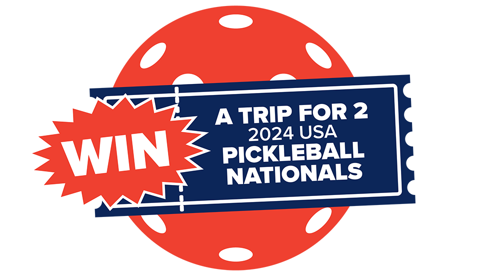 WIN a trip for 2 - 2024 USA Pickleball Nationals