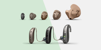 Image different types of hearing aids