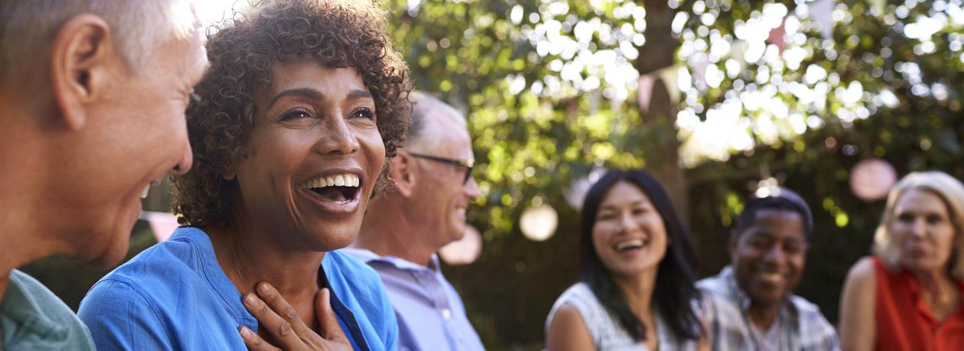 Image show group of people having fun outside