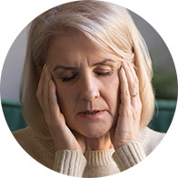 Image show woman feeling tired