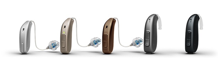 Image de différents types d'appareils auditifs